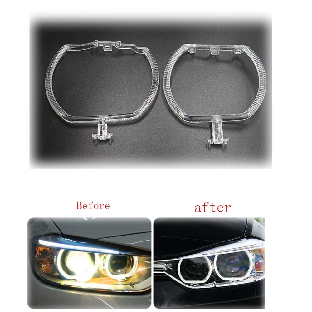 Per BMW serie 3 F30 F35 2013 2014 2015 Car DRL Daytime Running Light Tube faro cerchio anello guida piastra