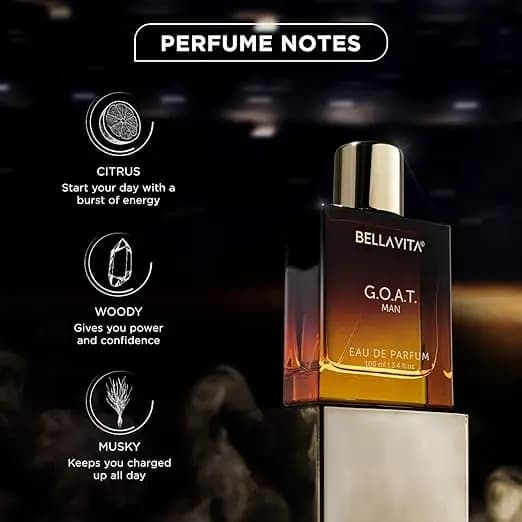 Eau de Parfum MAN: Flacone Sfumato Ambrato, Fragranza Legnosa Intensa per Uomo