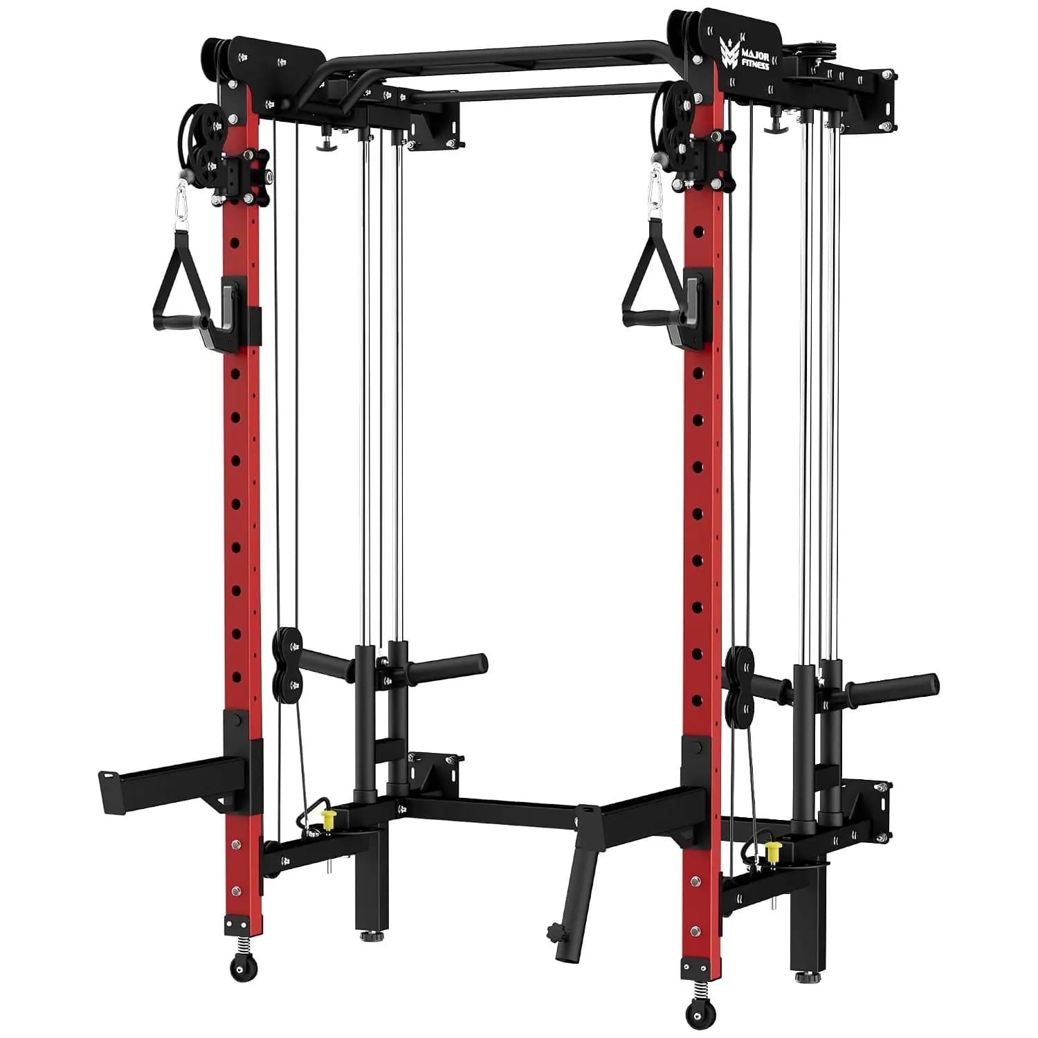F35 Folding Power Rack 4-in-1 Home Gym with Cable Pulley System, Multi-Grip Pull-Up Bar, Landmine, 80+ Exercises, Custom
