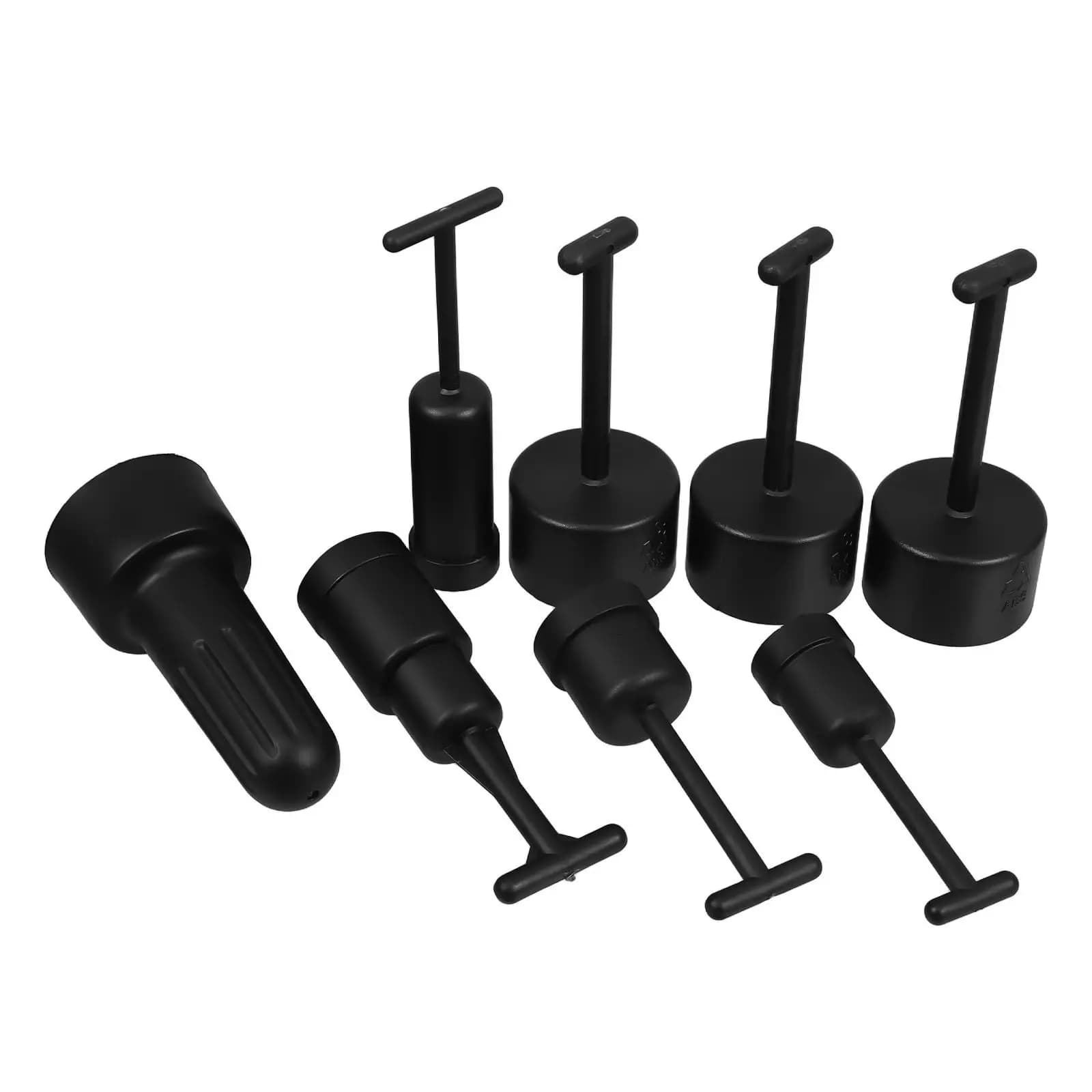 Set di 8 Chiavi in Plastica per Rimozione Anelli di Fissaggio Portalampade E14 E26 E27 G9