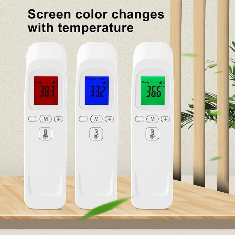 amzwn infrared fever thermometer Ear thermometer for body temperature without digital LCD contact for medical home use