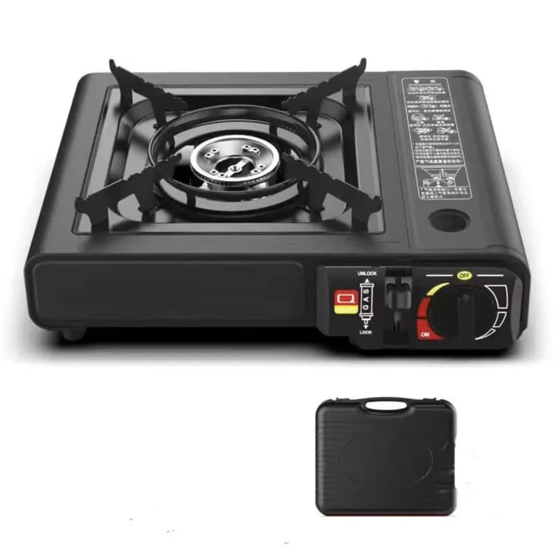 Outdoor Portable Kitchen Gas Stove Mini Stainless Steel Gas Stove Barbecue Equipment Camping equipment with luggage