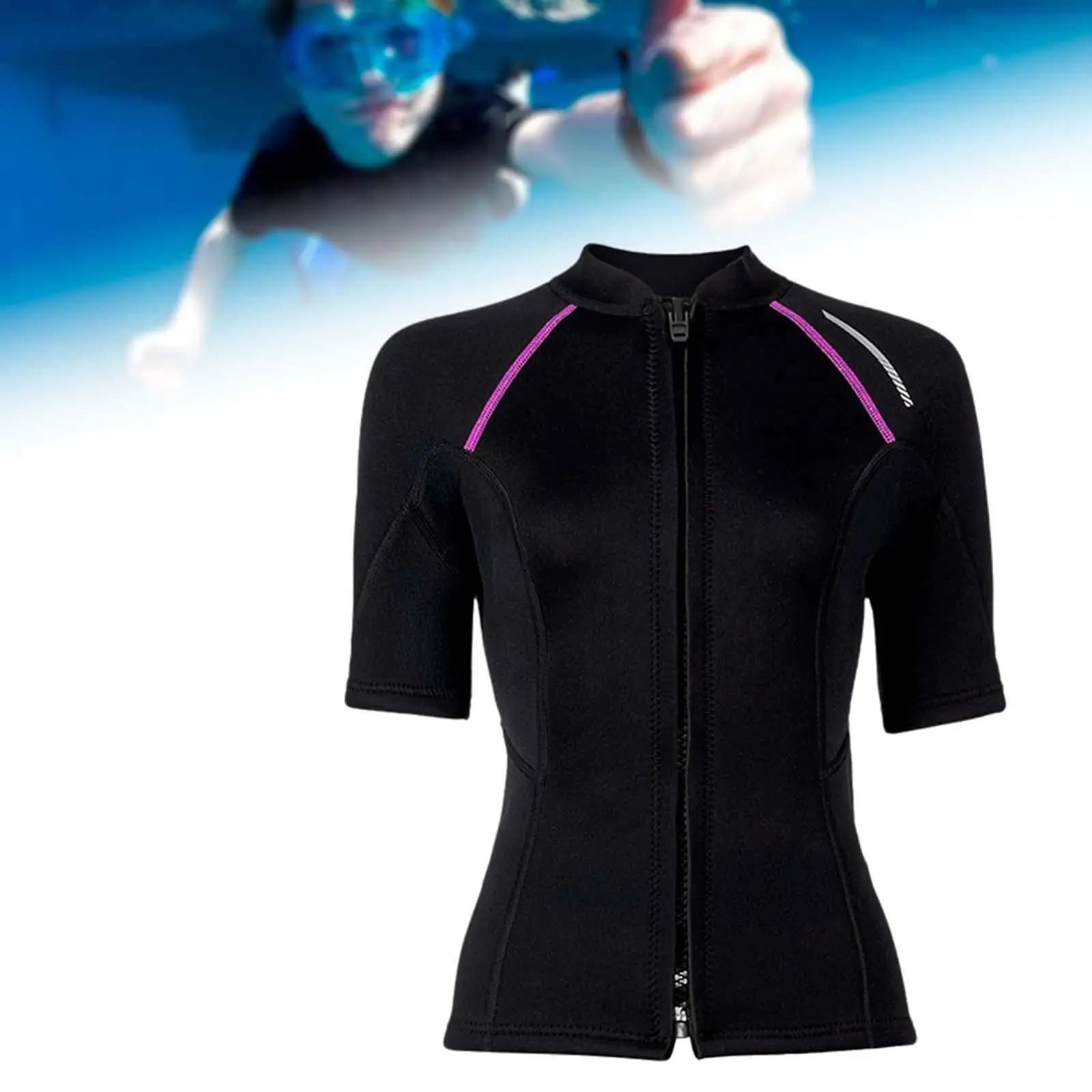 Women's Mute Top Keep your swimsuit warm with water sports jacket, diving, swimming