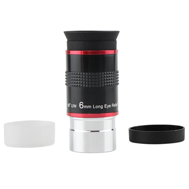 Datyson 1.25 pollici 68 gradi 6mm oculare grandangolare sollievo dell'occhio lungo accessori per telescopio astronomico multistrato