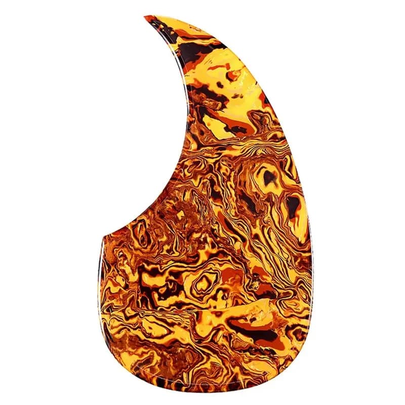 ABYM Protezione per plettro per chitarra acustica Piastra antigraffio Ispessimento Sostituzione autoadesiva