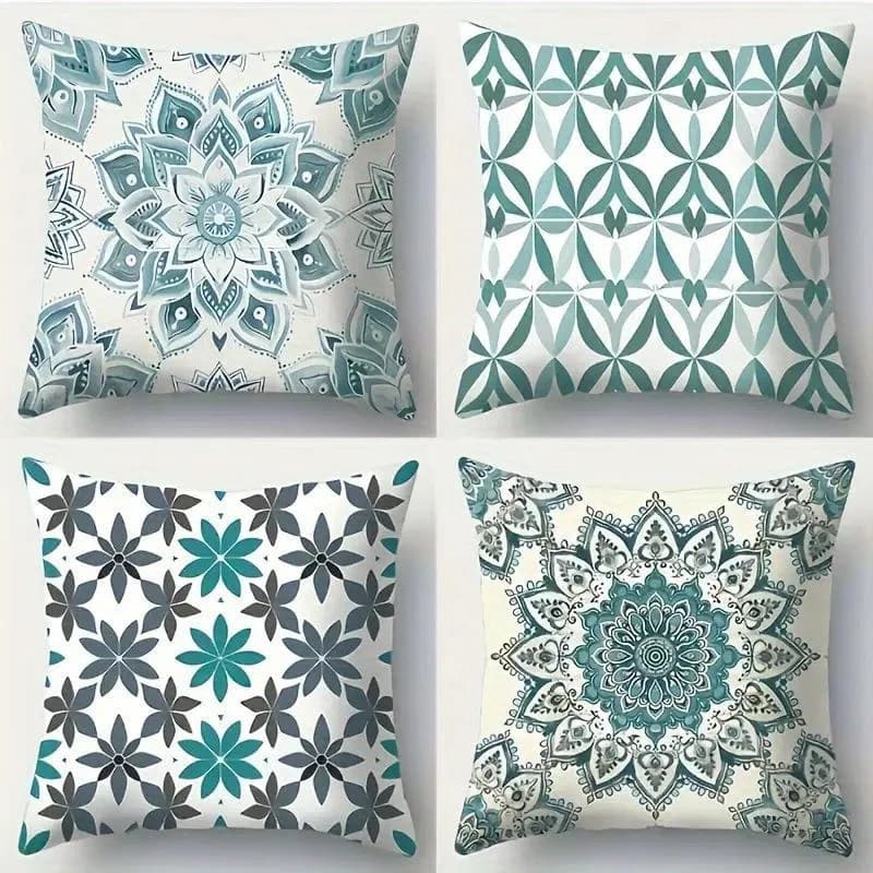 Luxurious Geometric Mandala Print Pillowcase Cover Boho Cushion for Throw Pillows Home Decor Bedding Modern Ethnic Style
