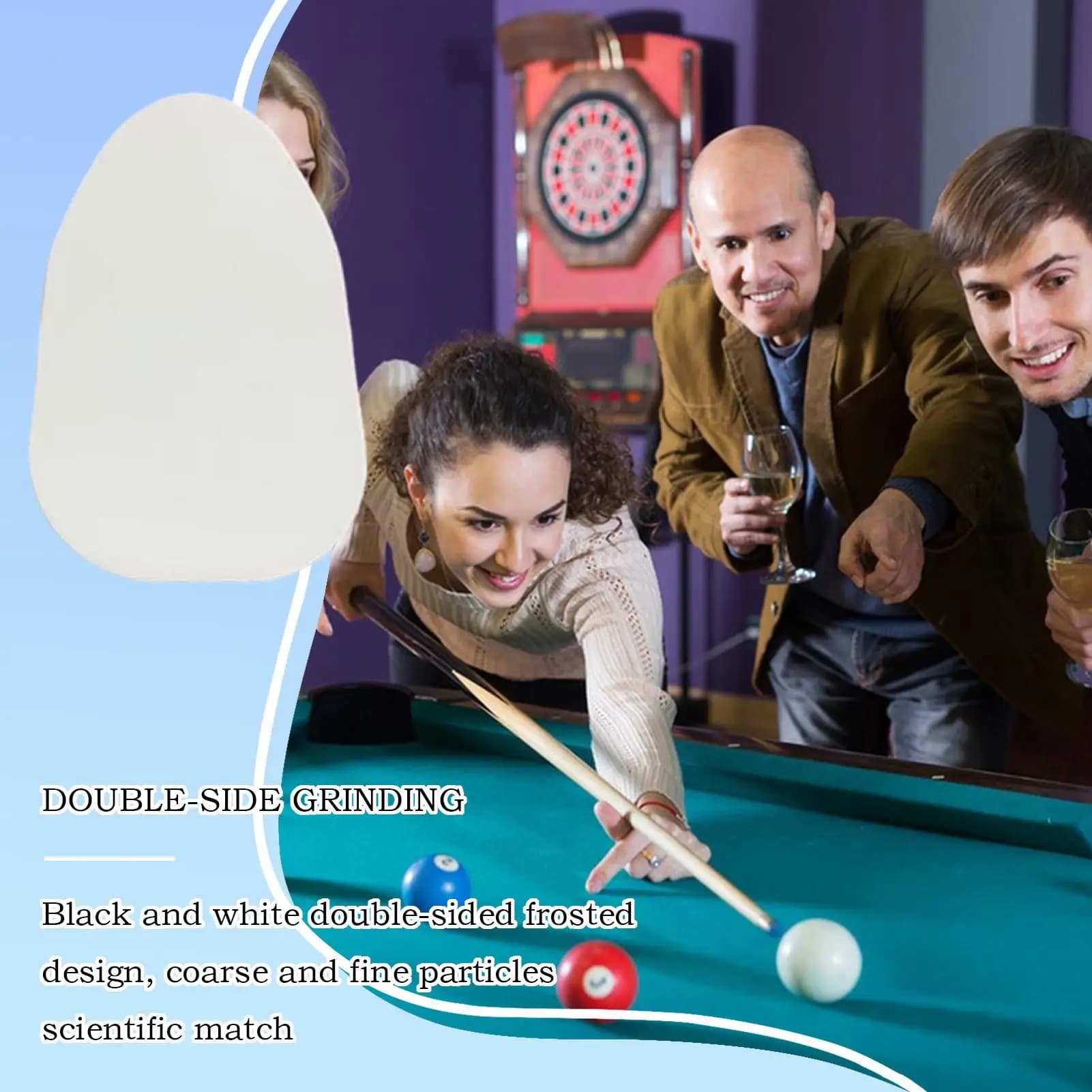 Professionale Biliardo Stecca Da Biliardo Lucidatore Pulizia SnookerPole Cleaner Pulizia Lucidatura Strumento Manutenzione Spugna Pad