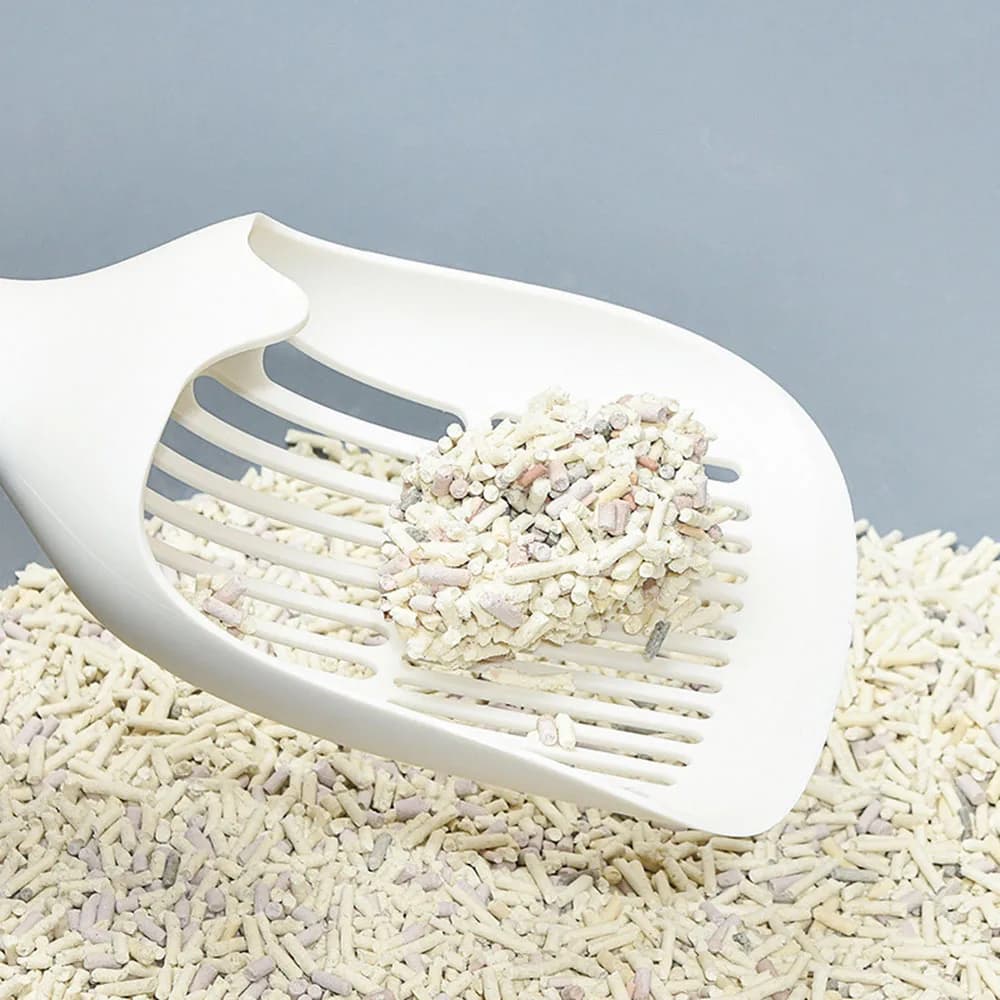 Paletta per lettiera per gatti resistente, grande, con rete fine, strumento efficiente per la pulizia degli animali domestici, ideale per lettiera di tofu, formato grande