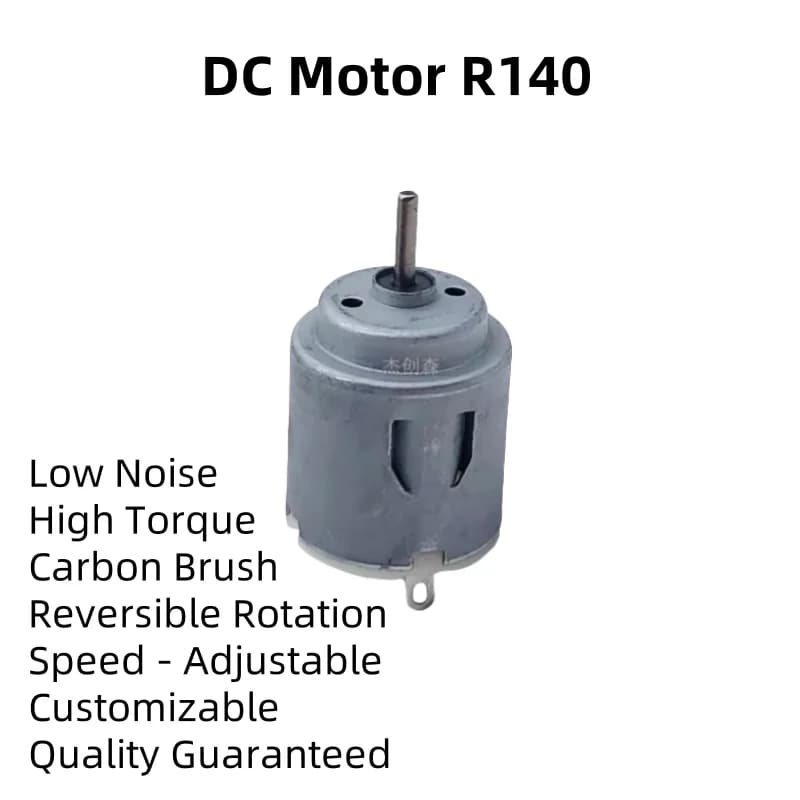 Confezione da 10 motori CC R140 3 V 5 V 6 V per macchinine, ventilatori elettrici, massaggiatori, motori CC rotondi