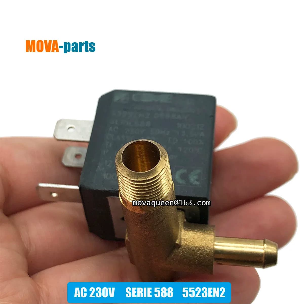 Accessori per macchine per indumenti a vapore in ferro elettrico AC230V 0.1-3.5bar 120-140 ℃ SERIE 588 5523 en2 elettrovalvola