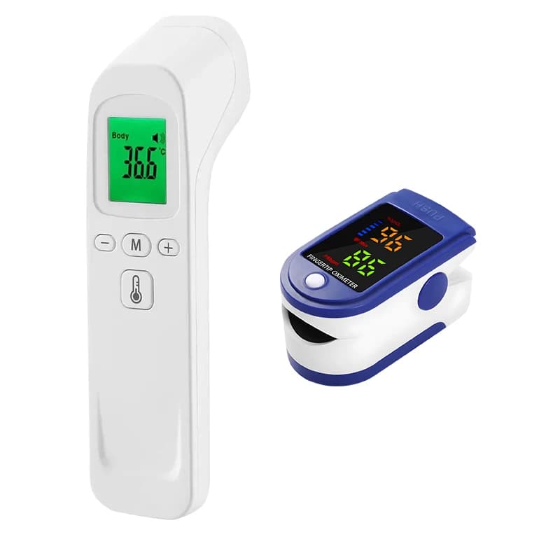 Digital LCD Infrared Fever Thermometer for Ear Thermometer for Body Temperature Laser Contactless for Infants and Adults