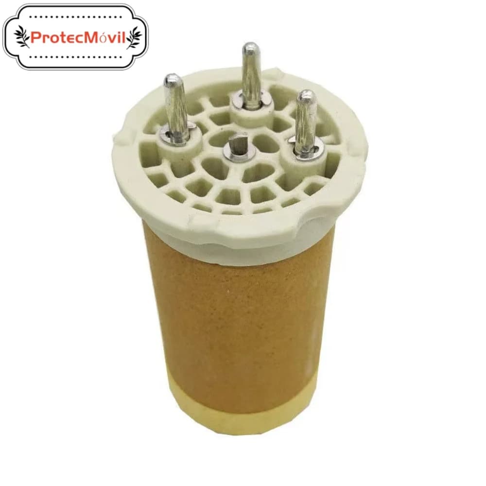 Accessori per pistola per saldatura in plastica per estrusione ad aria calda da 3400 W - Base rotonda a 3 poli, tubo riscaldante e elemento riscaldante da 3300 W 145,606