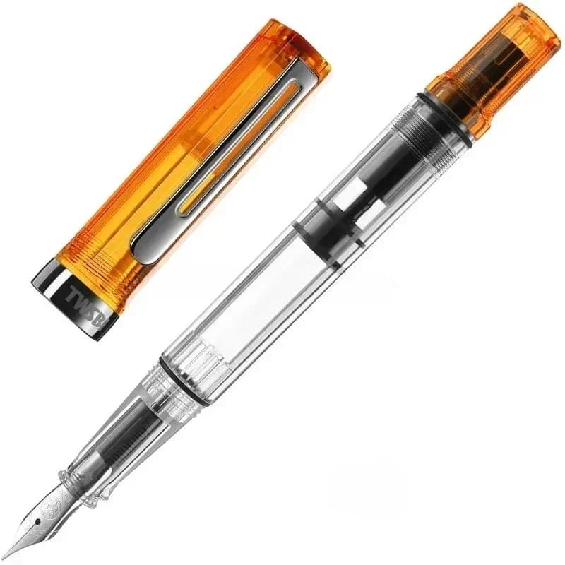 New TWSBI ECO Piston Pen Transparent Resin Fountain Pen Holder Large Capacity Ink Storage Student Writing Business Supplies Gift