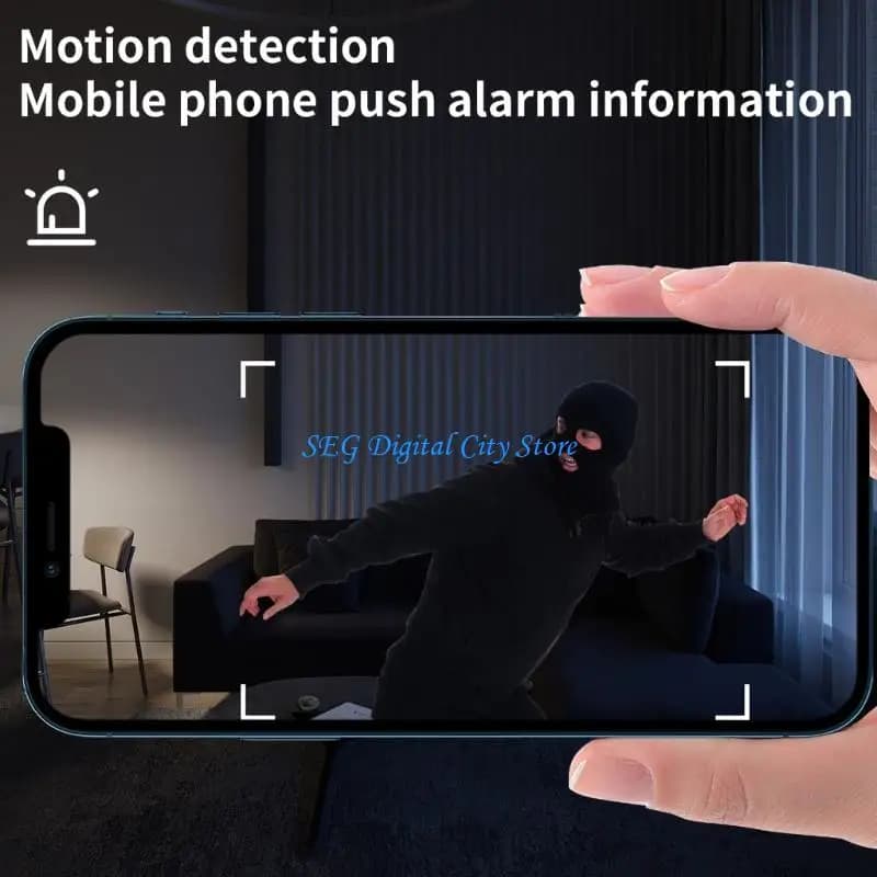 U75B Telecamera sicurezza per interni 1080P per telecamera per cani baby monitor con rilevamento del movimento