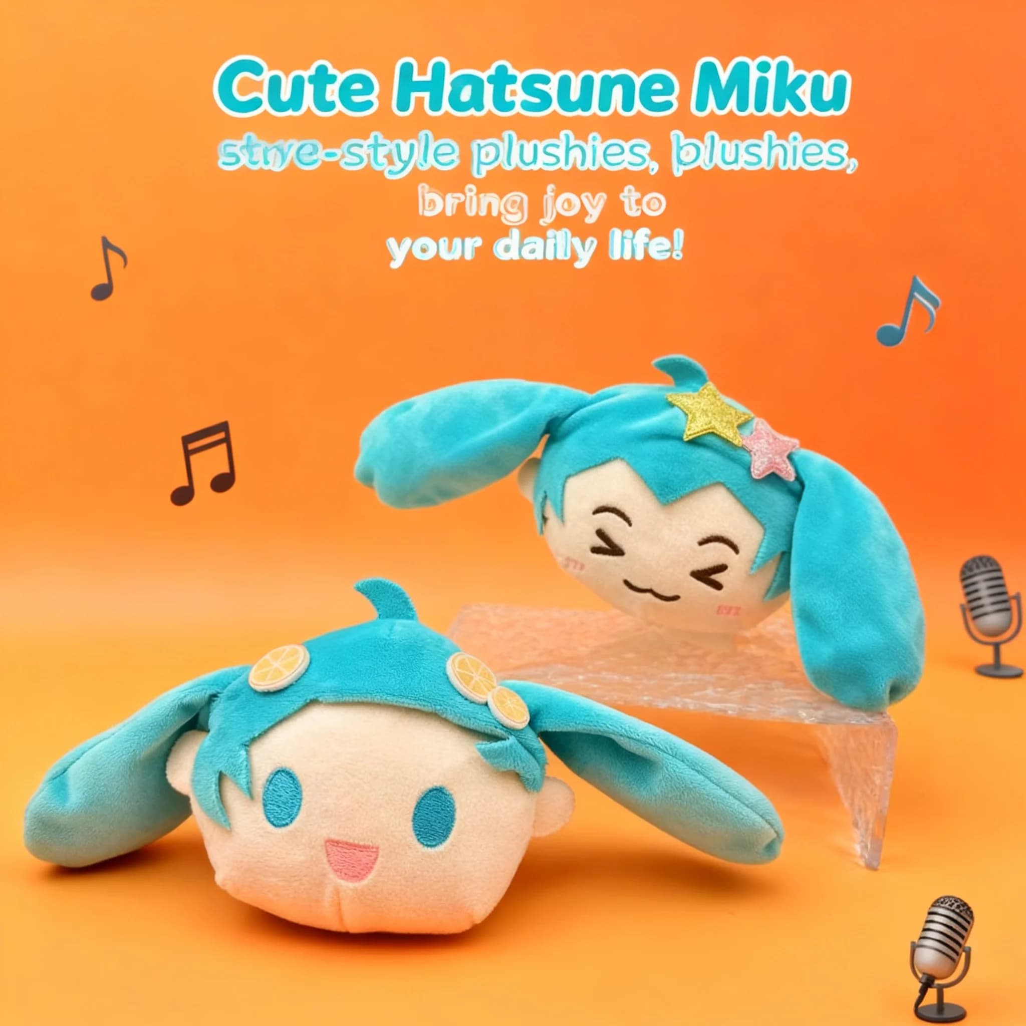Portachiavi in peluche di Hatsune Miku, simpatico portamonete a forma di bambola, morbido peluche, ciondolo portachiavi, mini borsa a forma di personaggio anime.