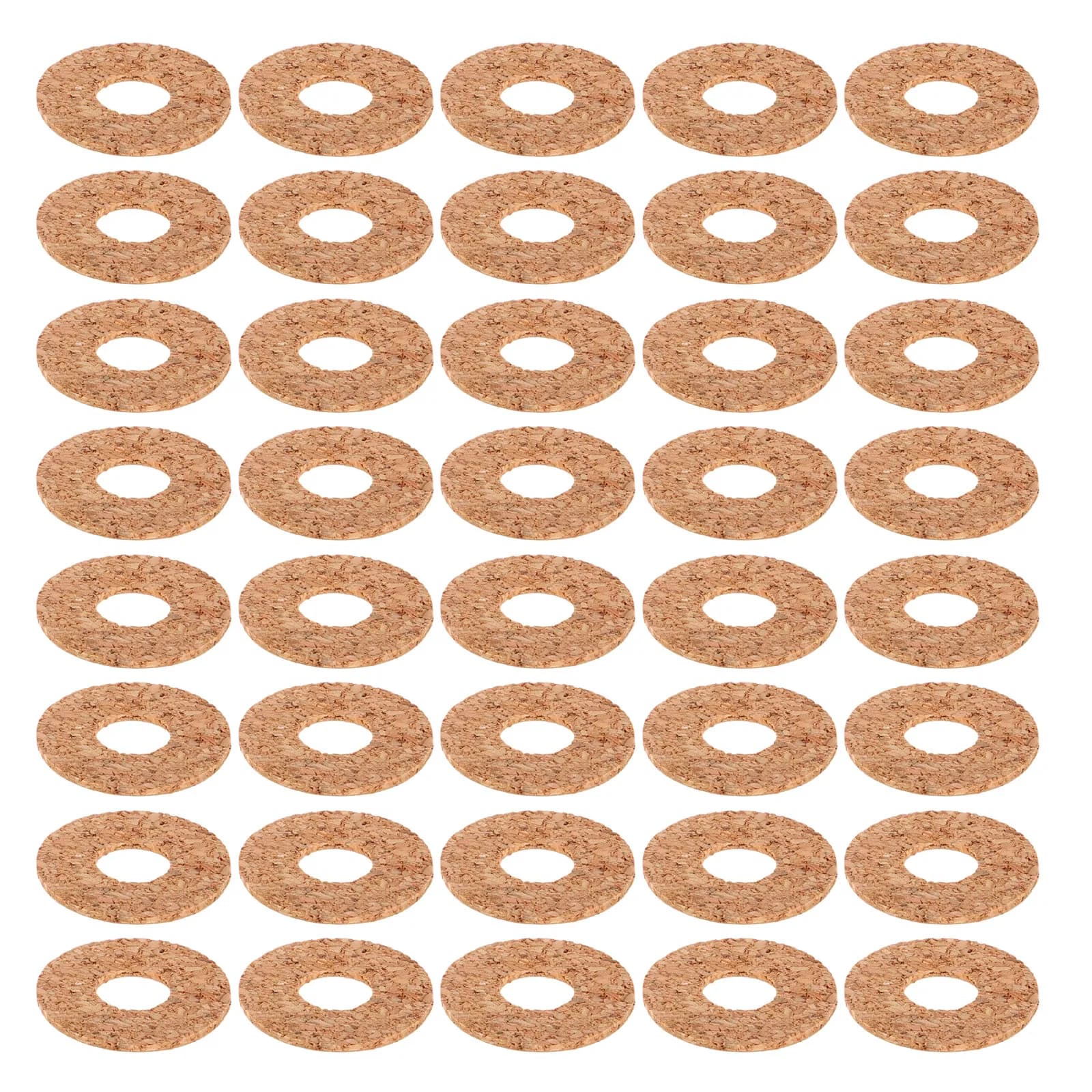 60 Pezzi Grip per Plettri da Chitarra in Sughero Antiscivolo 19mm Autoadesivi Ultra Sottili 1mm Resistenti al Sudore per Plettri Acustici ed Elettrici