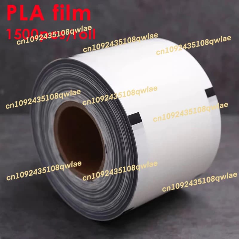 Pellicola sigillante PLA biodegradabile, Parafilm degradabile, pellicola sigillante per bicchieri di bubble tea, succhi di frutta e bevande, per bicchieri PLA con diametro da 90-95 mm
