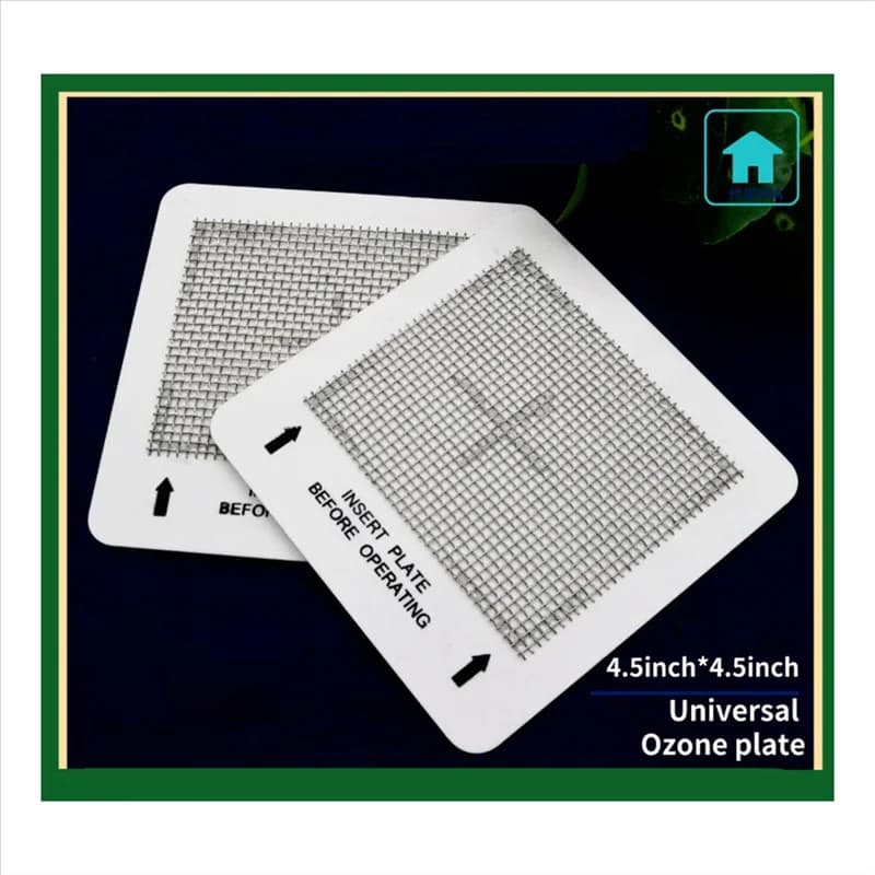 BISM1 2 Pack Ceramic Ozone Plates for Popular Home Air Purifiers 4.5inch x 4.5inch Air Fresh Replacement Parts