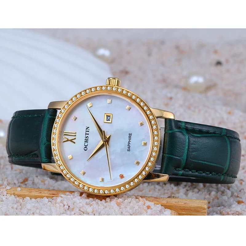 OCHSTIN orologi da donna giappone quarzo analogico lusso diamante cristallo quadrante madreperla abito da donna orologi da polso regalo per moglie