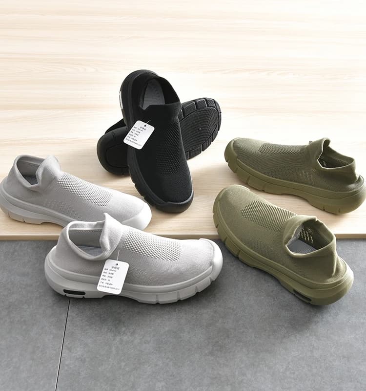 Men's Lightweight Running Shoes Breathable Outdoor Sports Casual Thin Uppers Soft Bottoms Easy Wear round Toe