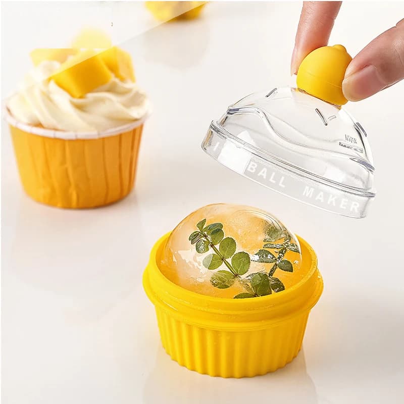 Stampo in Silicone per Sfere di Ghiaccio, Vassoio per Cubetti di Ghiaccio per Whisky, Stampo Creativo per Cocktail, Lavaggio a Mano Solo, Marca Hongyu