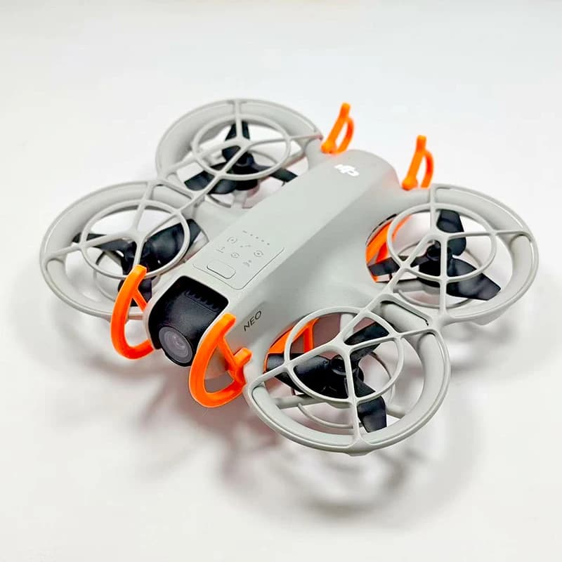 Staffa per carrello di atterraggio per protezione anticollisione per paraurti con obiettivo giunto cardanico da 2 pezzi per accessori per droni DJI NEO