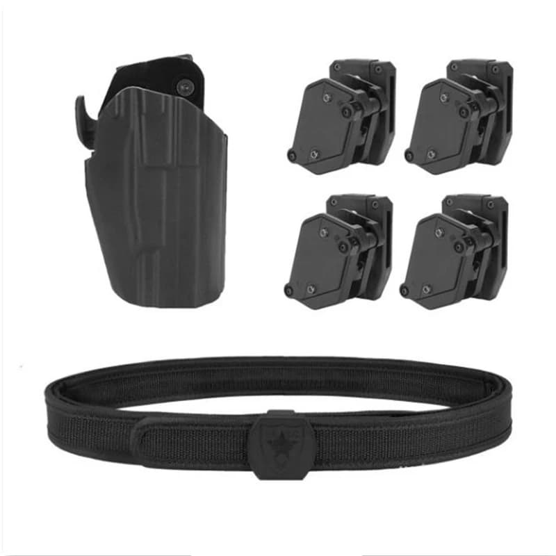 Cintura tattica IPSC 579 Fondina Mag Pouch Set Accessori da caccia con regolazione multi-angolo per accessori da caccia universali
