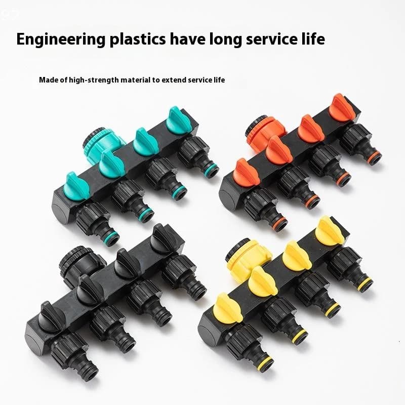 Collegamento del tubo dell'irrigazione Splitter della linea dell'acqua Gadget da giardino Connettore del sistema di irrigazione Forniture per parti di giardinaggio agricolo
