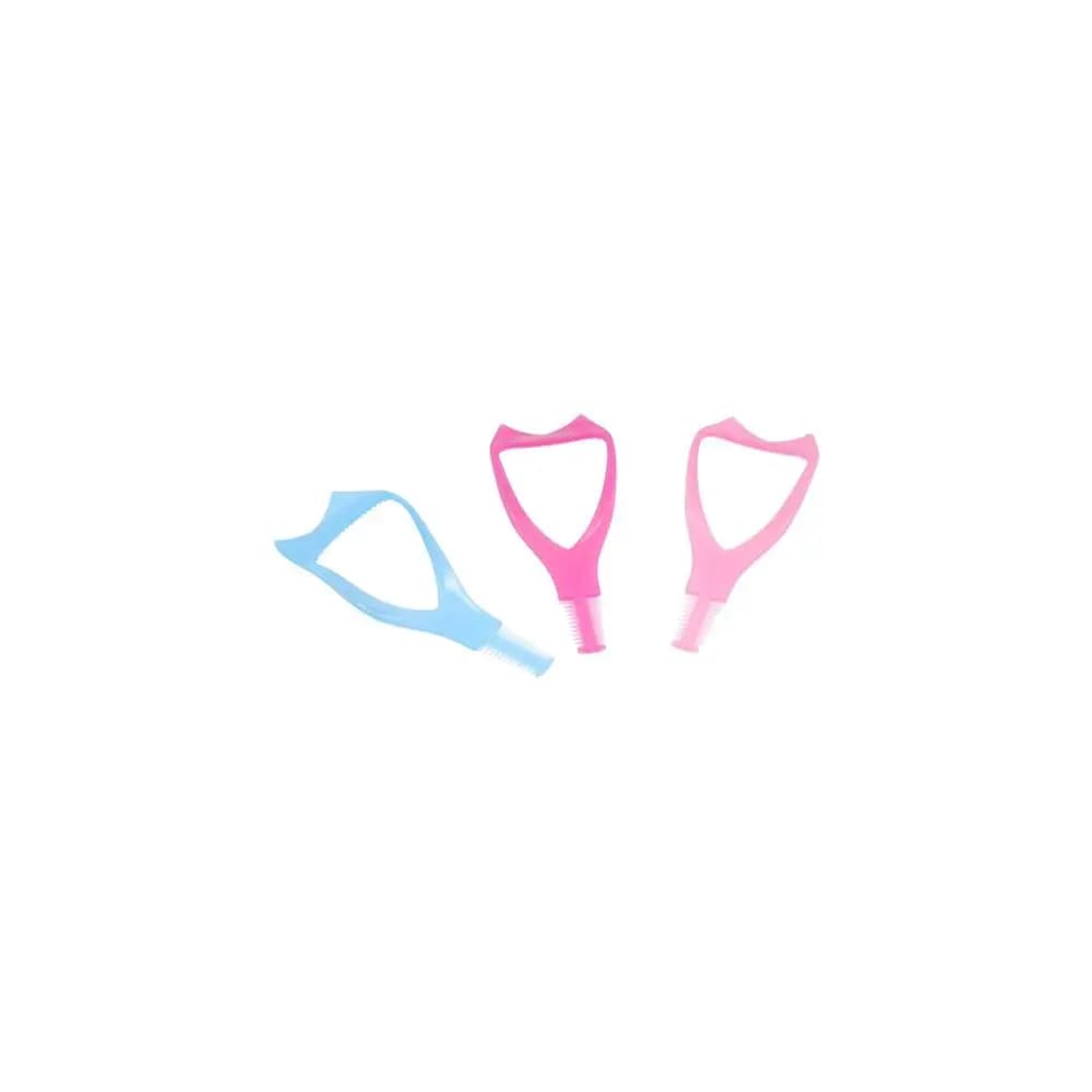 Beauty 3 in 1 Mascara Shield Guard Cosmetic Accessories Plastic Eyelash Tools Mascara Shield Local Deformation Cosmetic Eyelash comb