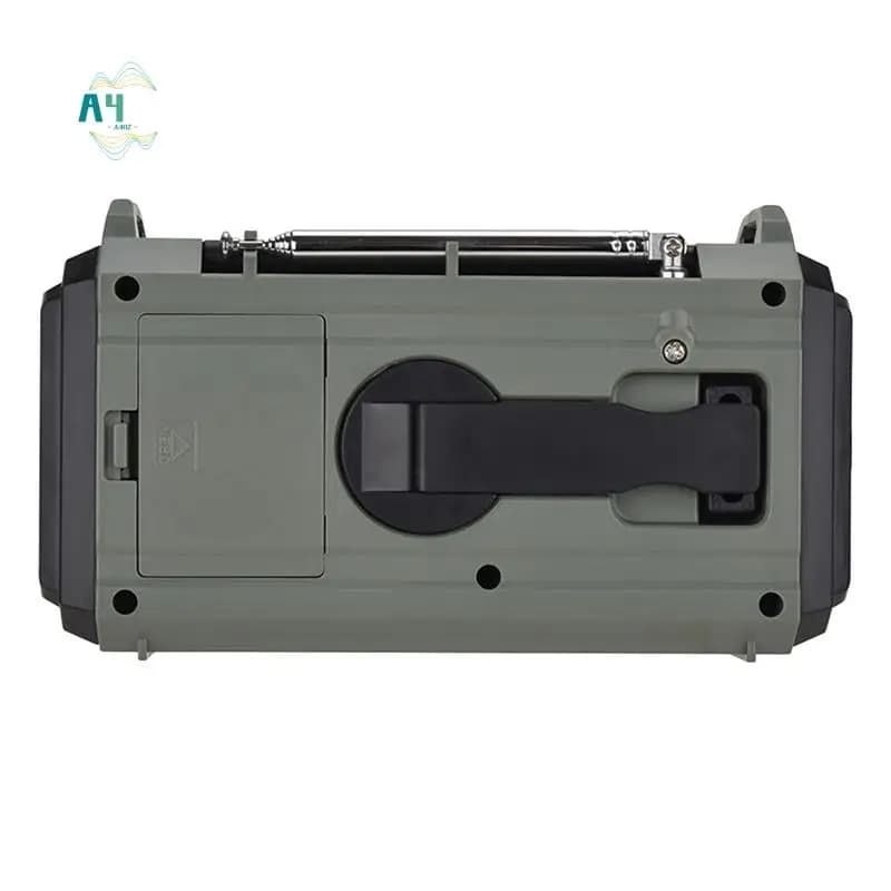 A40Z-Hanrongda 1 PZ Hrd-905 Fm Radio multibanda Banca di ricarica portatile che supporta illuminazione di ricarica solare Radio portatile Sos Ala