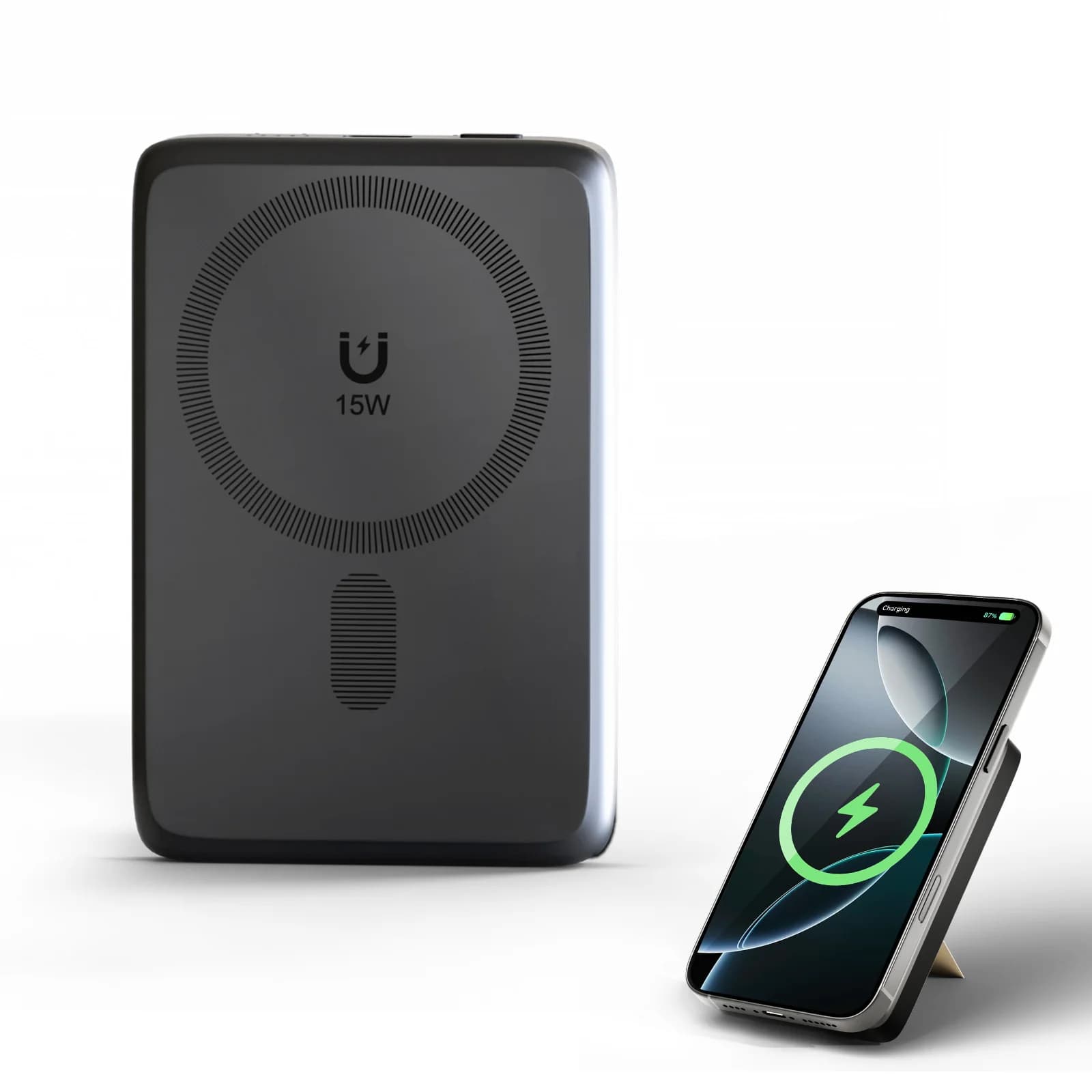 Adattatore PowerBank magnetico wireless da 10000 mAh, batteria portatile da 22,5 W, ricarica rapida 4 in 1 per MagSafe iPhone Samsung Xiaomi