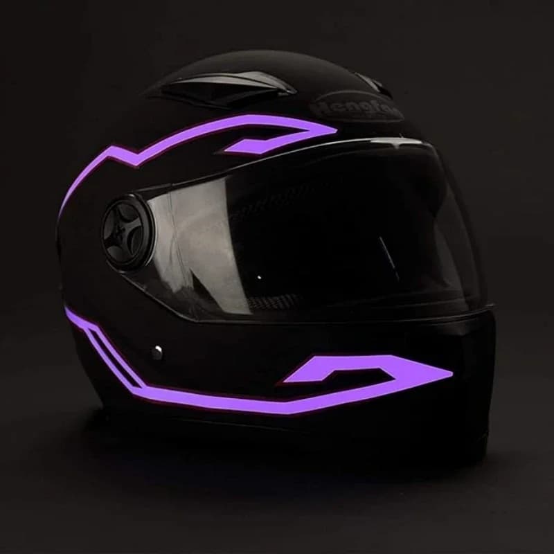 Motorcycle helmet light kit 4 in 1 LED sticker for cycling helmet Light for night driving signal for bike accessories