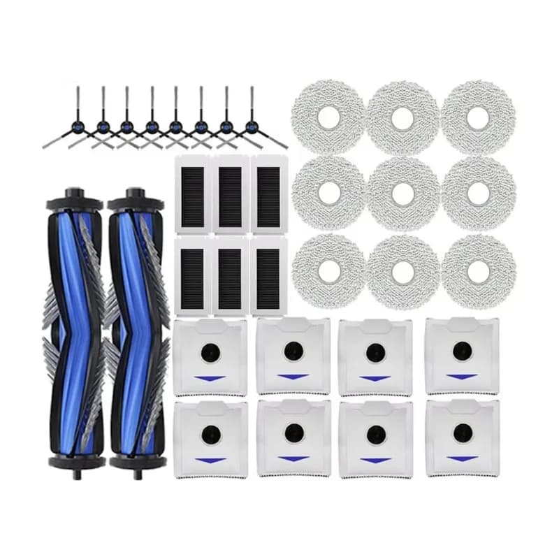 B82B-For Ecovacs Debot N30 Pro Omni Robot Vacuum Replacement Part Accessory Main Side Brush Hepa Filter Mop Dust Bag