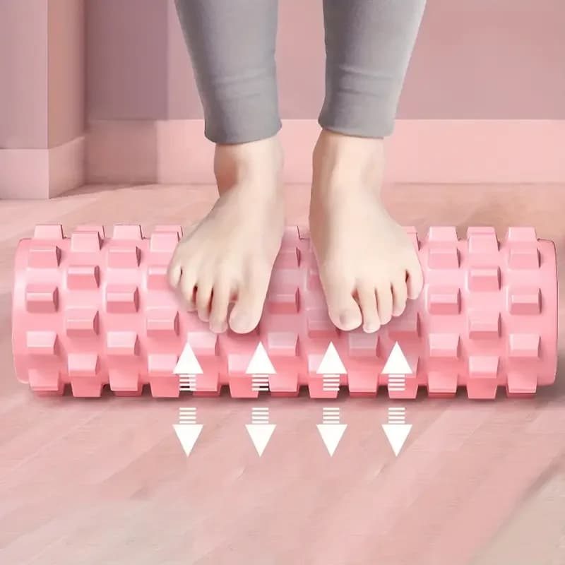 Rullo in Schiuma per Yoga, Pilates, Fitness, Massaggio Muscolare e Esercizi