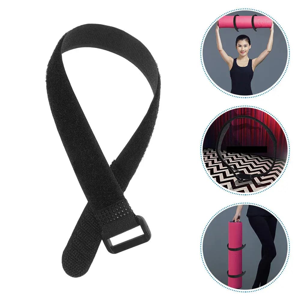 10 Pezzi Cinghie per il trasporto di tappetini da yoga, regolabili in nylon con chiusura a strappo, organizer portatile per tappetini e blocchi da yoga