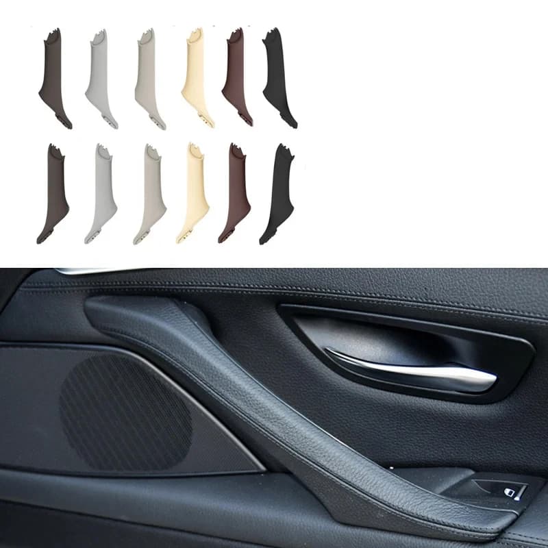 For BMW 5 Series F10 F11 Interior Car Left Right Handles Passenger Door Inner Panel Pull Trim Cover