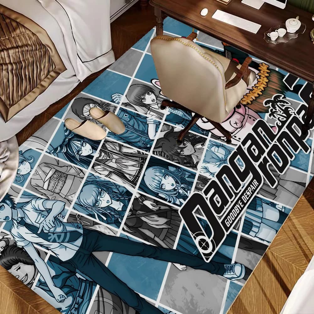 Danganronpa Tappetino da cucina Stile nordico Camera da letto Soggiorno Zerbino Casa Balcone Tappeto antiscivolo di benvenuto