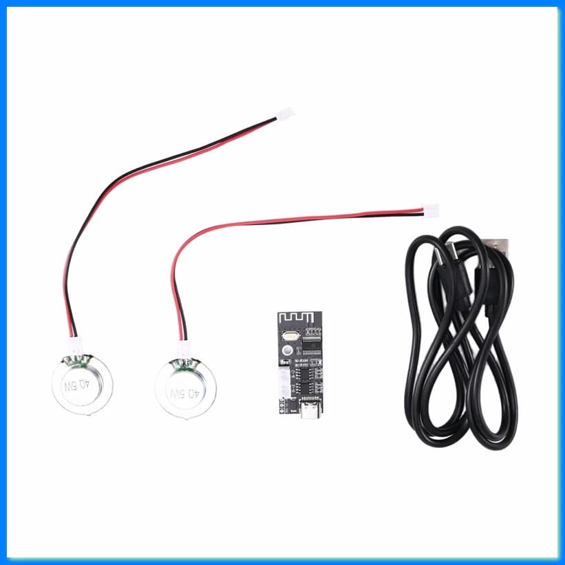 4Ohm 5W Diy Speaker Bone Conduction Hidden Sound System Vibration Horn Resonance with Bluetooth Amplifier Board-A27R