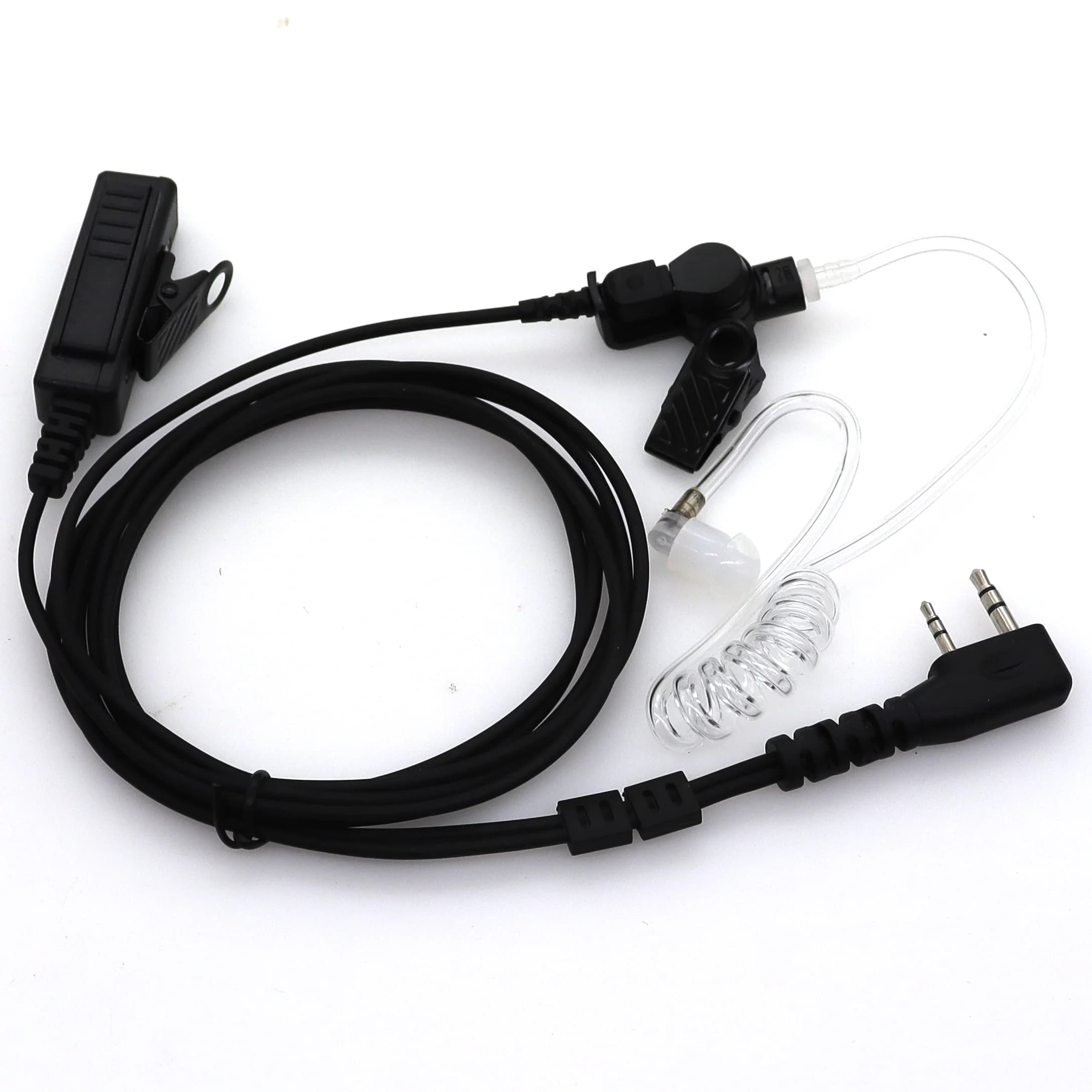 Covert Acoustic Air Tube Mic microfono auricolare Headphonet per Walkie Talkie Baofeng BF-F8HP BF-F9