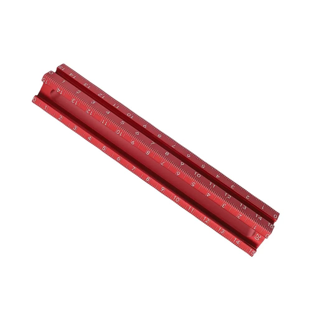 Aluminum Alloy Ceiling Leveling Ruler Magnetic End Design Accurate Magnetic Tool 4 Side Scaled Red Floor Tile Laying Ruler