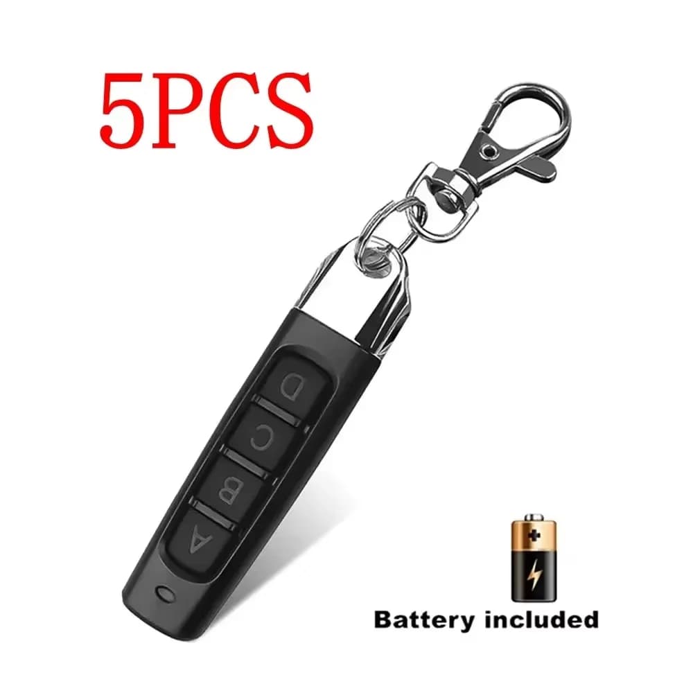 1/5pcs RF 433mhz Remote Control Duplicator Universal Remote key Copy Clone Replacement Garage Door Keychain 433Mhz Transmitter