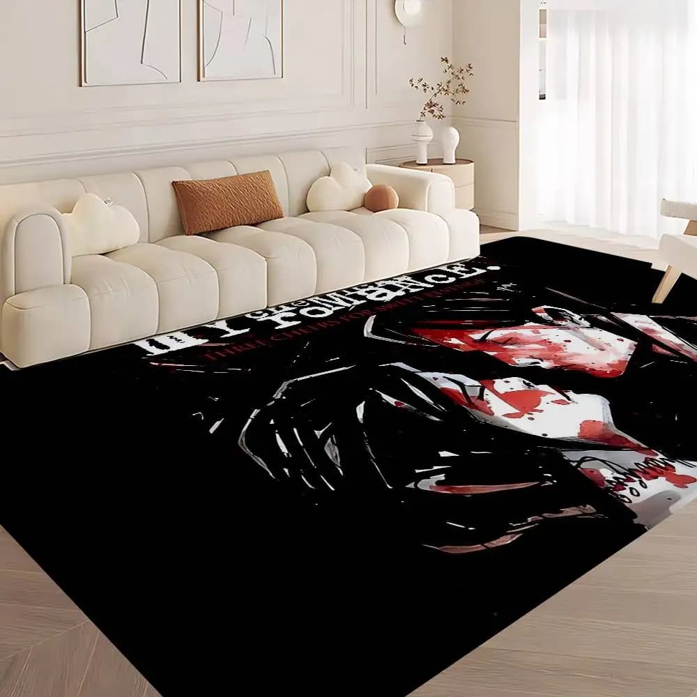 Band My C-Chemical R-Romance Door Mat Washable Non-Slip Living Room Sofa Chairs Area Mat Kitchen Bedside Area Rugs