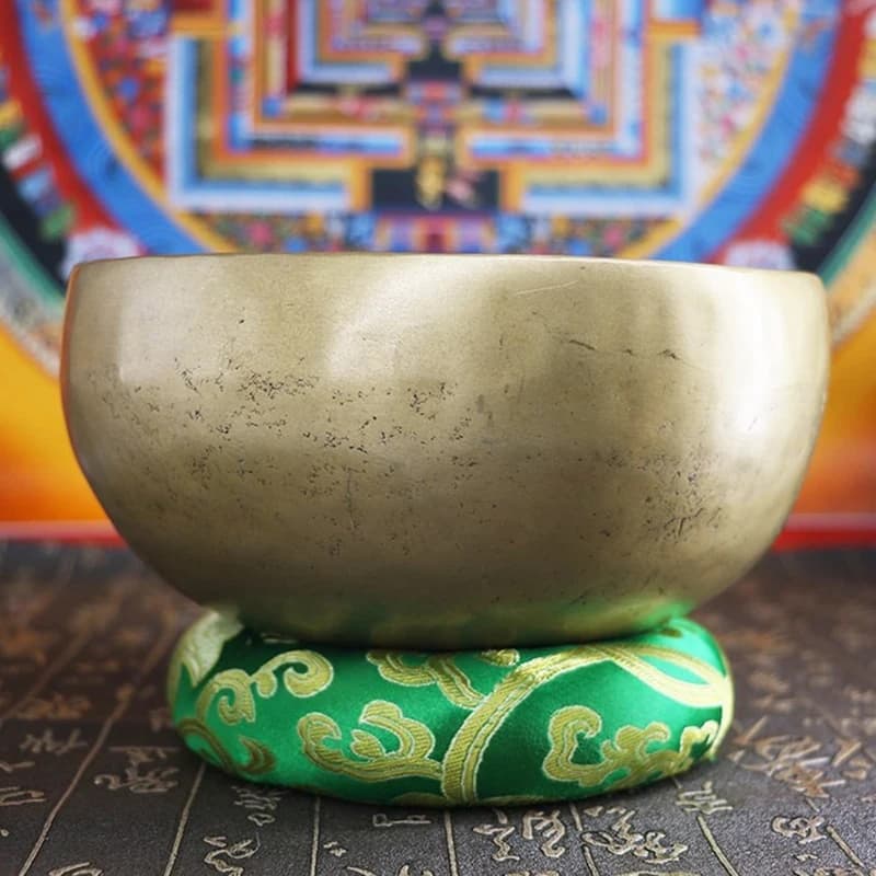 Nepal Handmade Tibetan Bowl Yoga Meditation Copper Bowl Professional Buddhism Singing Bowls Mindfulness Sound Healing Instrument