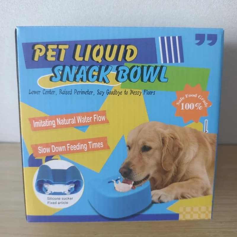 Ciotola Antigoccia per Cani, Ciotola per Acqua e Snack a Lenta Erogazione, Anti-Soffocamento, Senza Disordine, per Alimenti