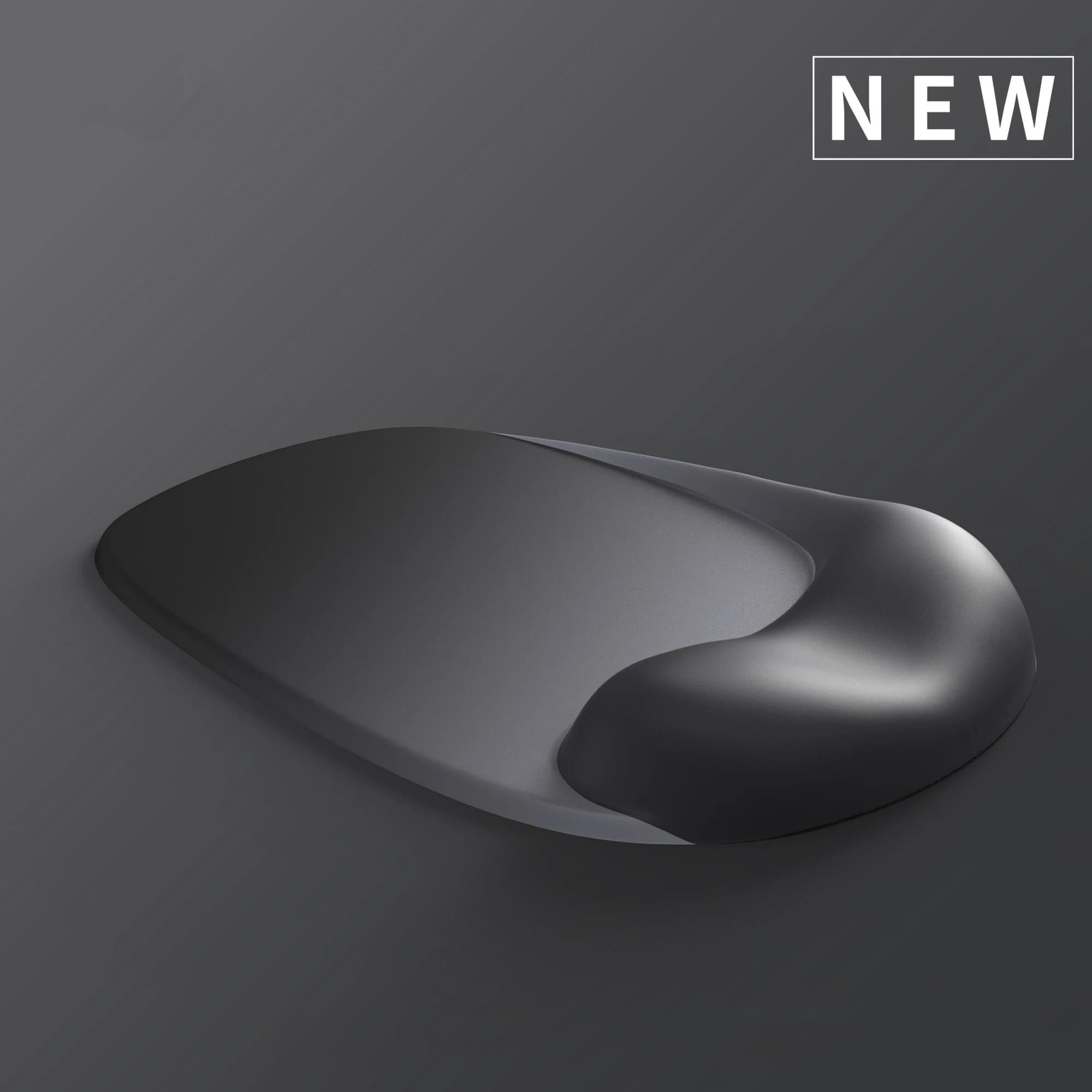 Tappetino per mouse ergonomico con supporto per il polso Tappetino per mouse in memory foam Cuscino per il polso in plastica morbida, poggiamano quadrato morbido per ufficio