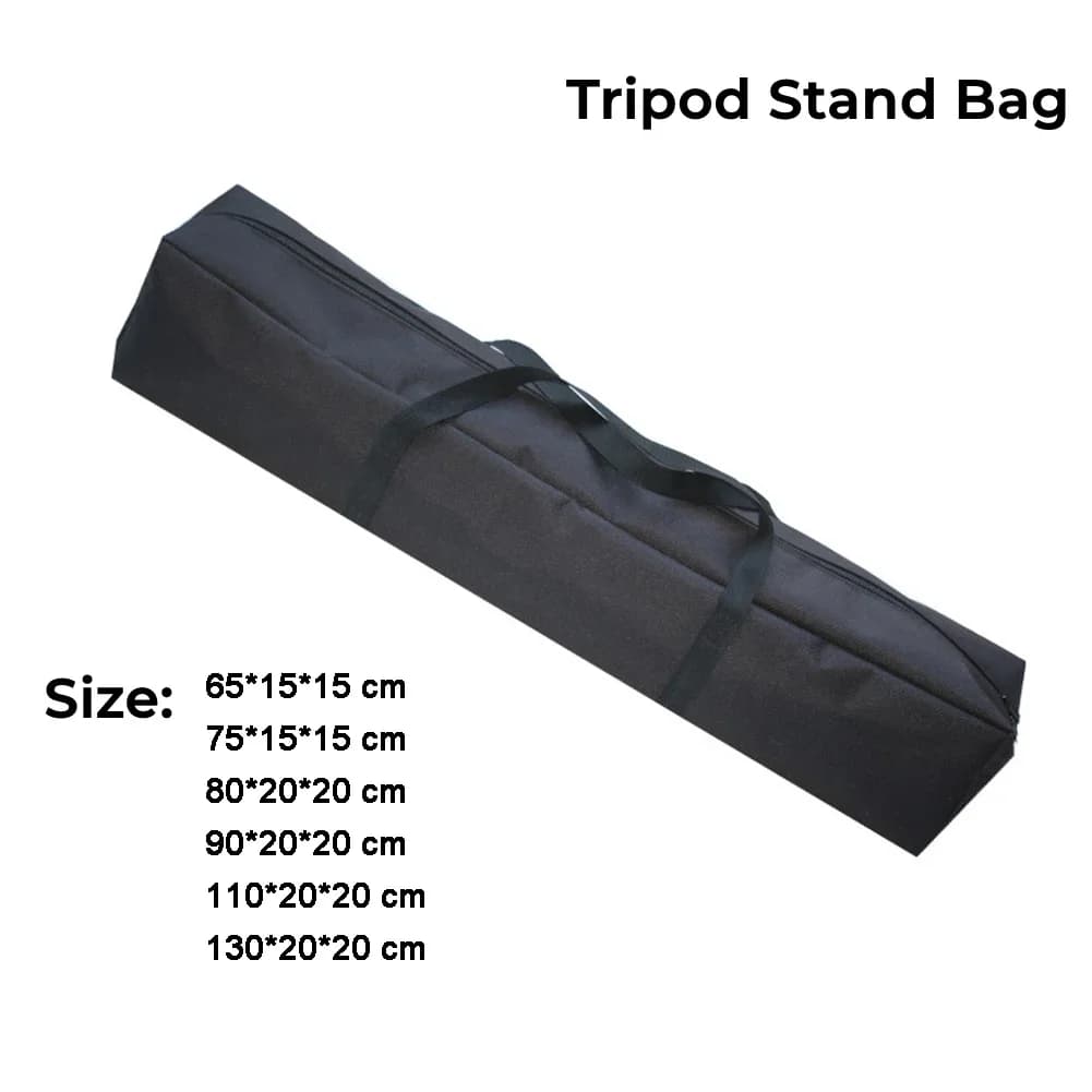 Tripod holder bag for photography, water resistant nylon sponge, trekking pole, multifunction camping organizer with handle