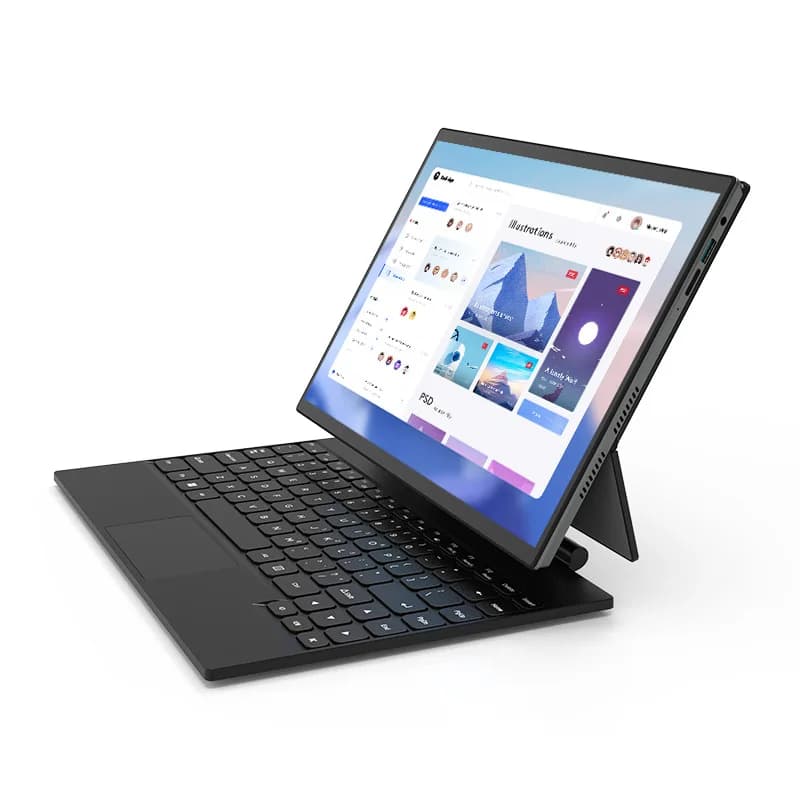 Ram 16GB - SSD da 2TB Intel ® Processore N95 PC+PAD 14" IPS Touch Screen Windows 11 Computer Wifi BT Laptop da gioco