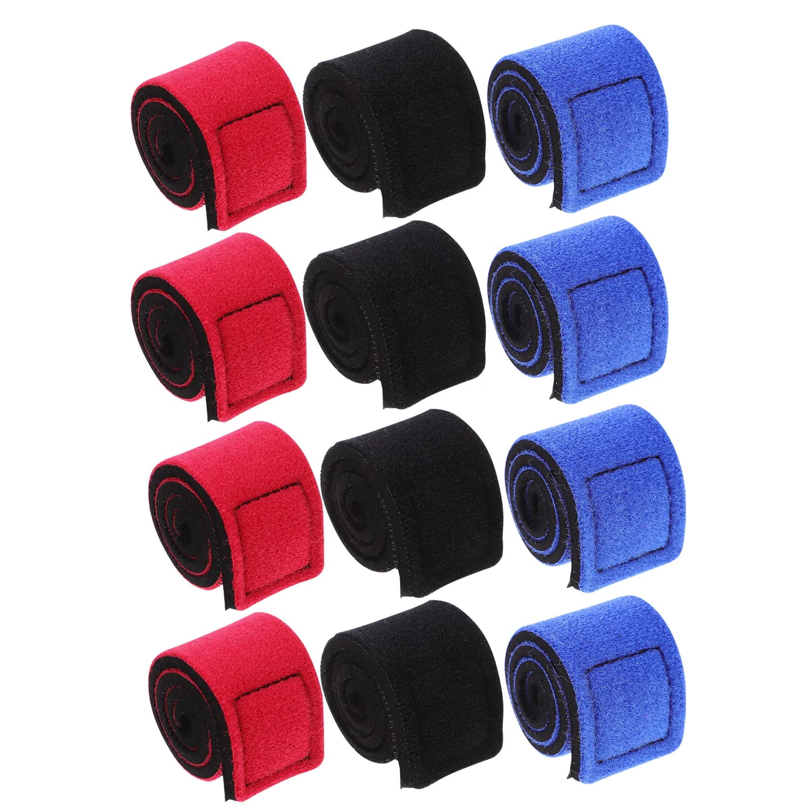 Set di 12 Cinghie Elastiche in Neoprene per Canne da Pesca, Supporto Universale Portatile per Attrezzatura da Pesca