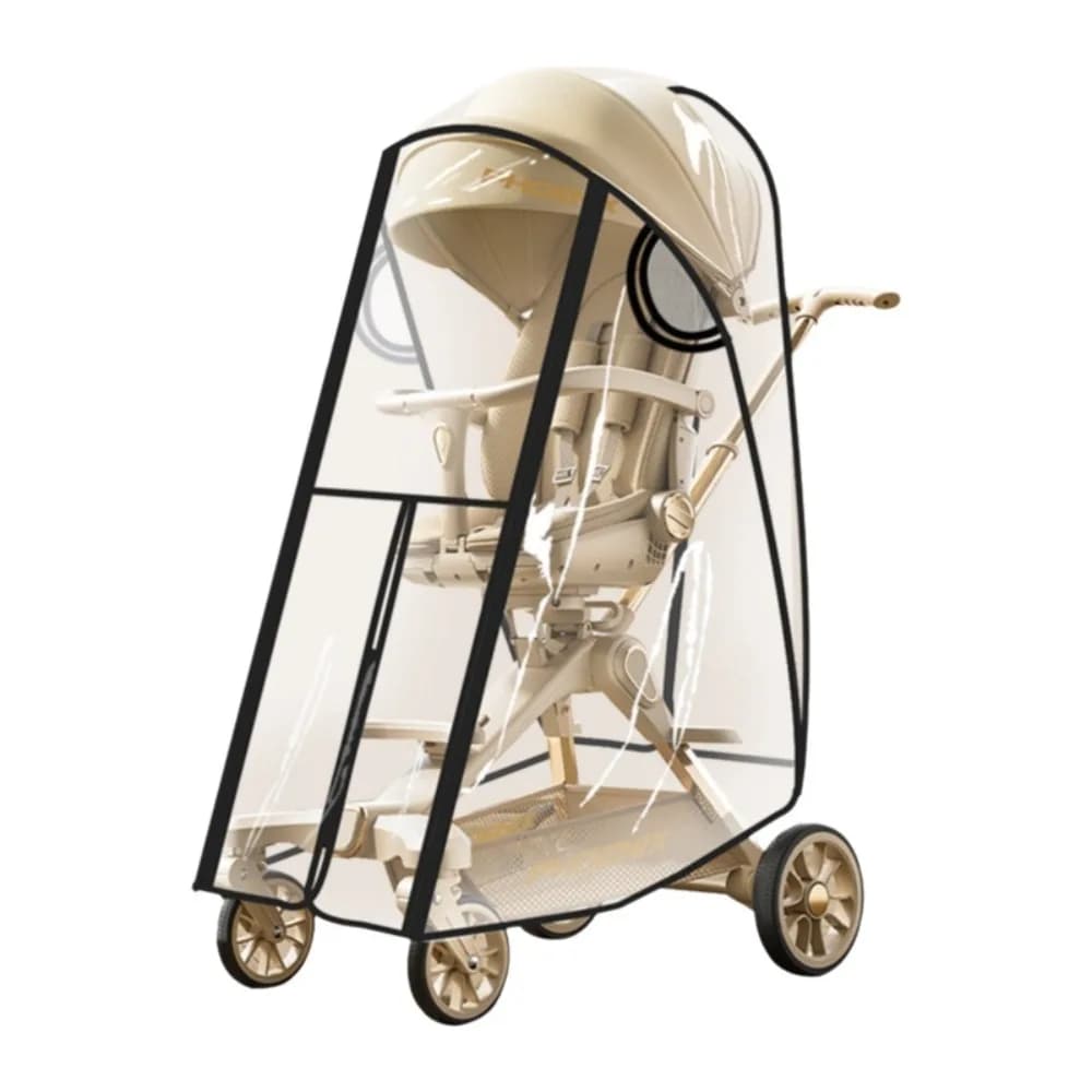 Passeggini trasparenti Copertura antipioggia Antivento Impermeabile Carrozzina per bambini Copertura antipioggia Viaggio Vista nobilosta Passeggino impermeabile