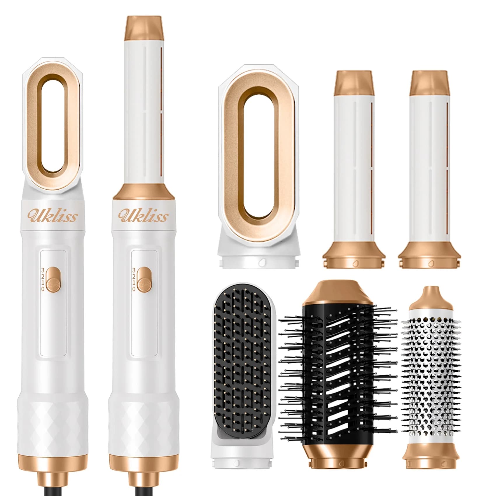 5 in 1 multifunctional hot air comb air brush air coil high power hairdryer bigodino comb for smooth hair constant temperature
